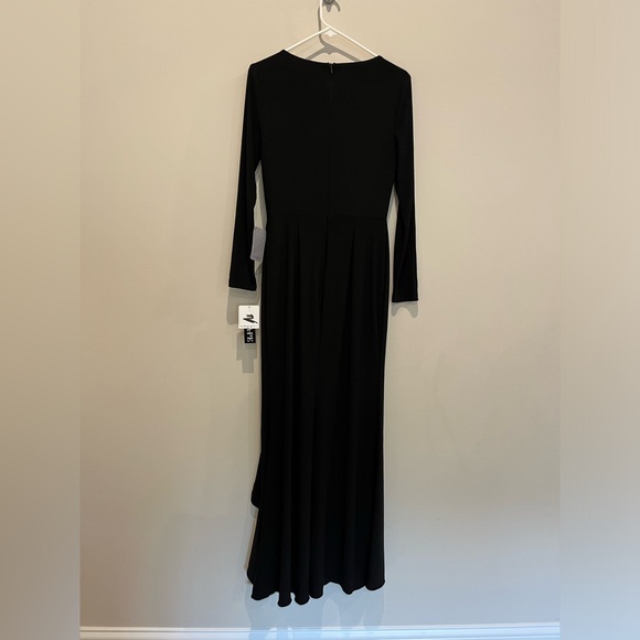 Xscape Evenings V-Neck Long Sleeve Gown - Picture 8 of 10